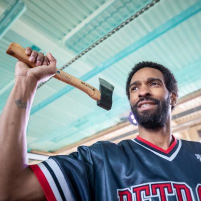 Shrewsbury Prison Axe Throwing