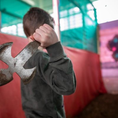 Shrewsbury Prison Axe Throwing