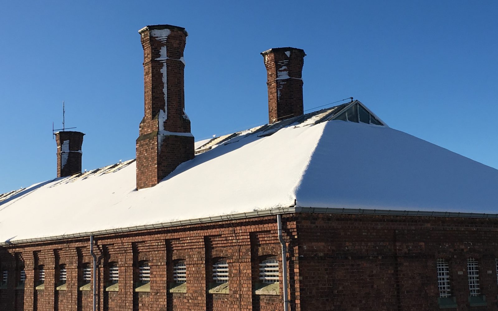 Shrewsbury Prison in the Snow