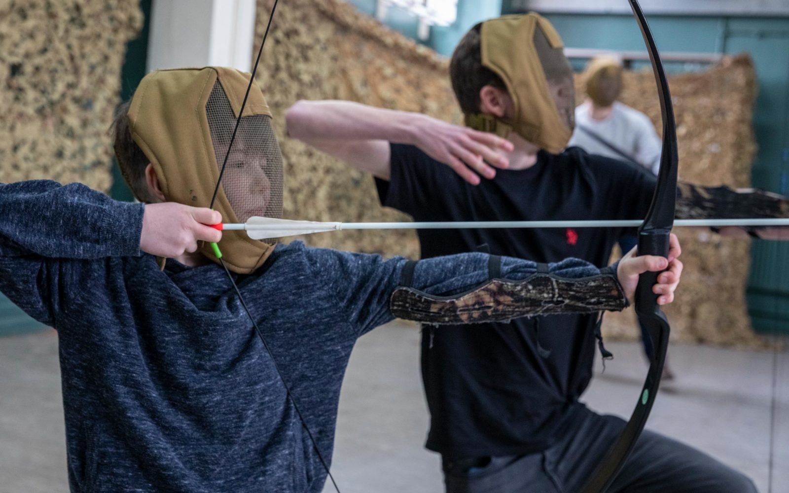 Kids Archery Activity at Shrewsbury Prison