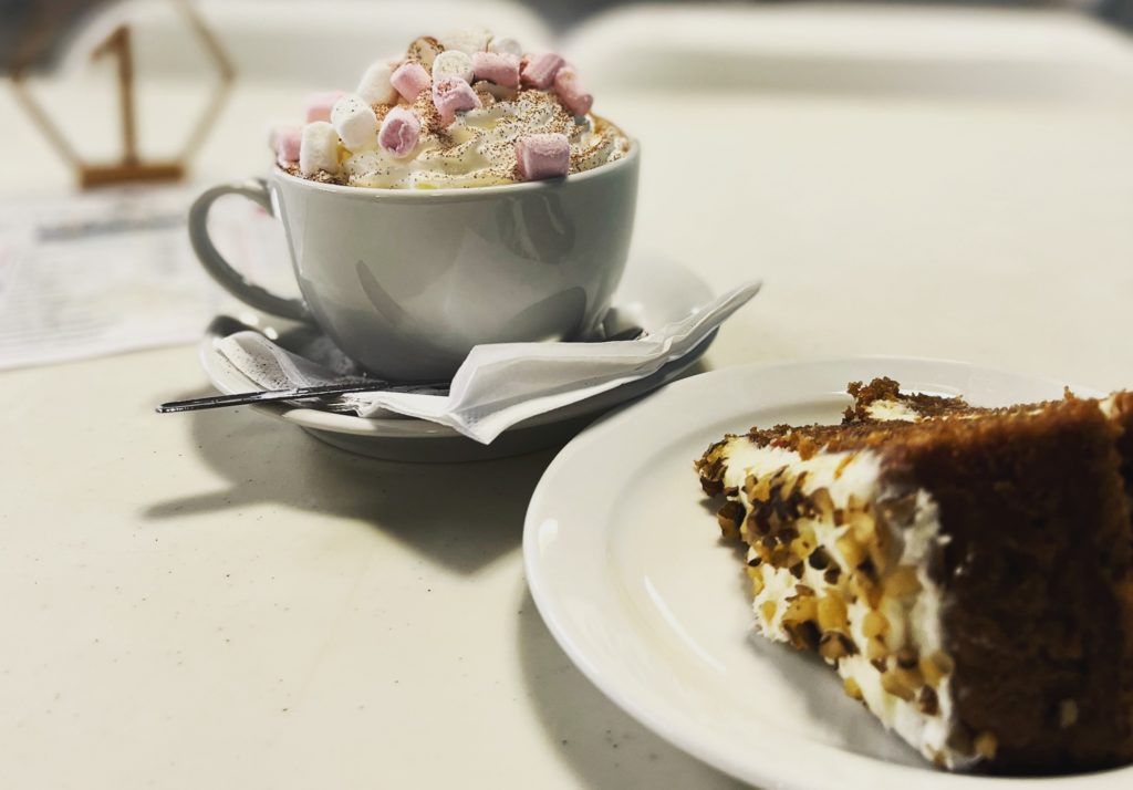 Hot Drinks & Cake are served at Shrewsbury Prison Restaurant