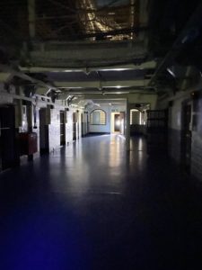 Shrewsbury Prison A-Wing at night