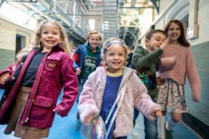 Children Running Through Shrewsbury Prison