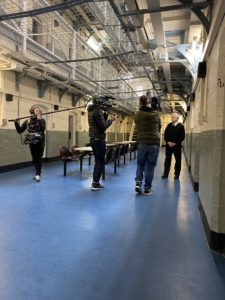 Film crew follow Josie Gibson and Officer G