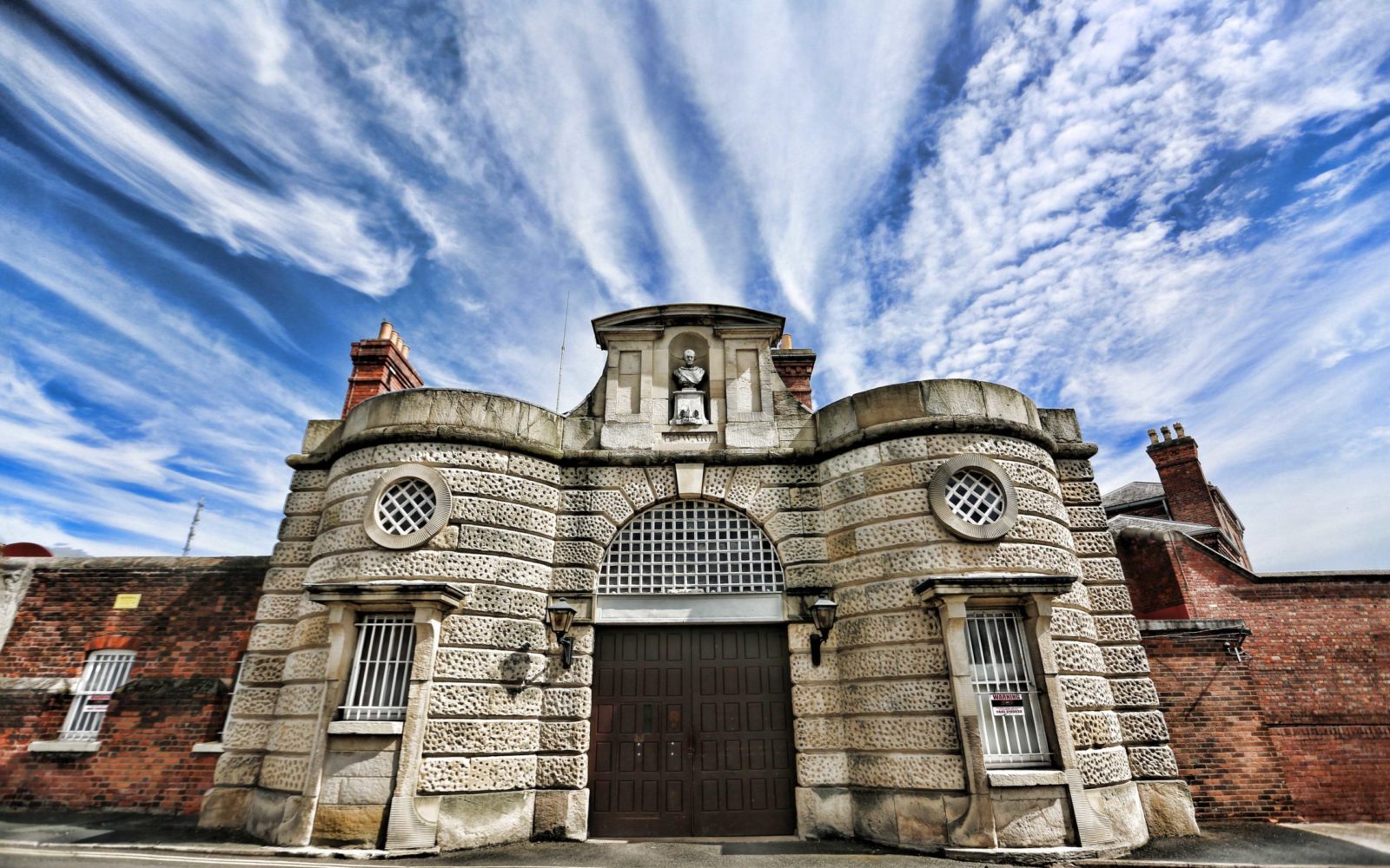 Exterior of Shrewsbury Prison
