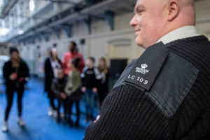 One of our expert guides delivering a Guided Tour at Shrewsbury Prison