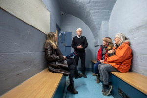 Officer Goodwin delivering a Guided Tour at Shrewsbury Prison