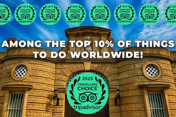 Shrewsbury Prison Ranks in Top 10% of Things To Do Worldwide!