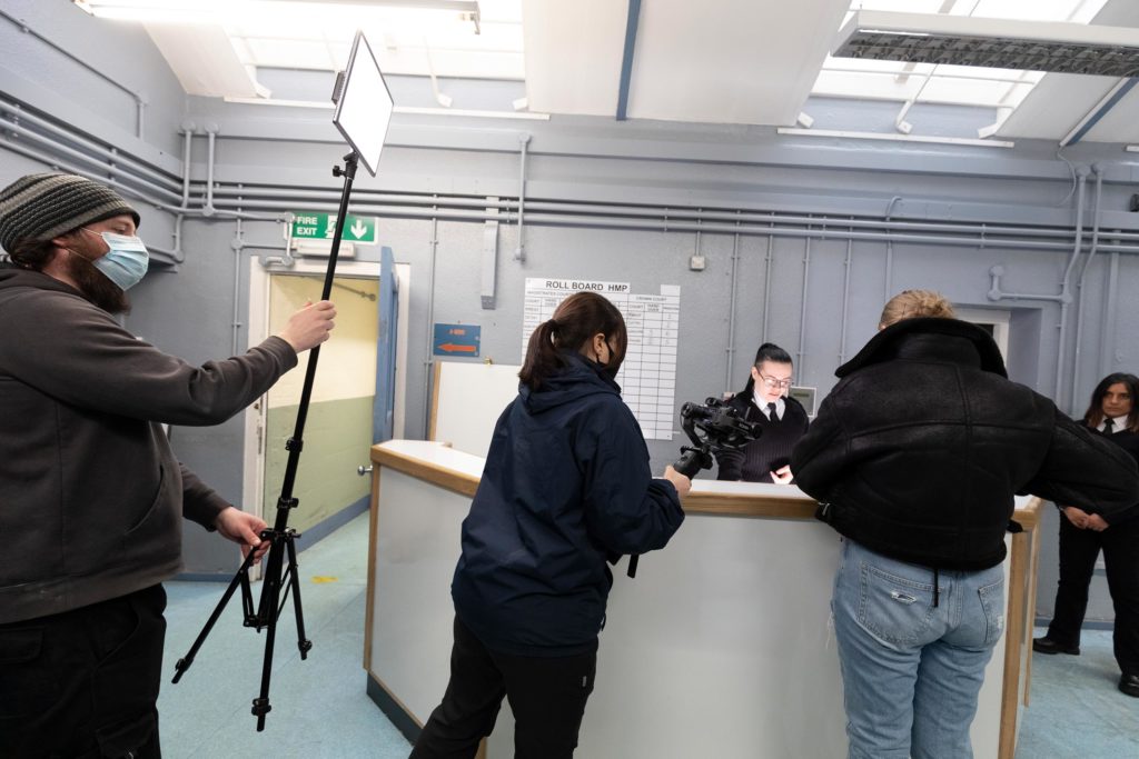 Shepton Mallet Prison - film production